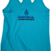 Azure blue tank top women