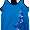 Women blue tank top-Nocqua
